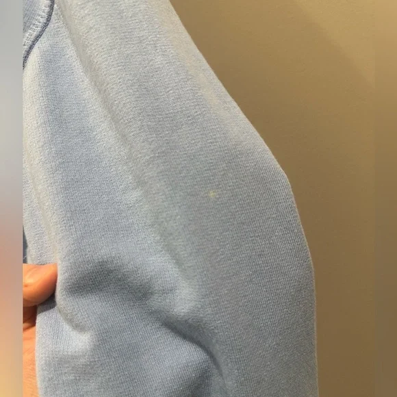 Barstool Sports Call Her Daddy Unwell Cropped Hoodie Size S Light Blue - Picture 8 of 8